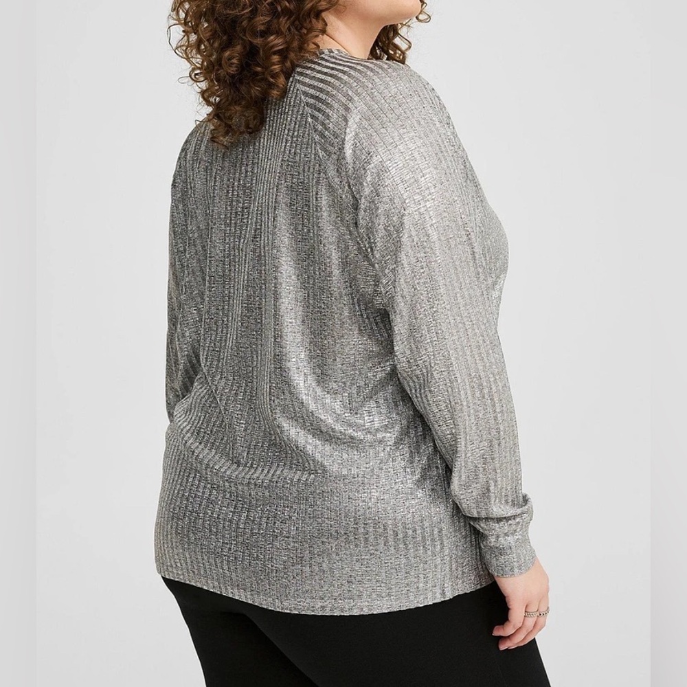 Torrid Ribbed Jersey Oversized Sweater
